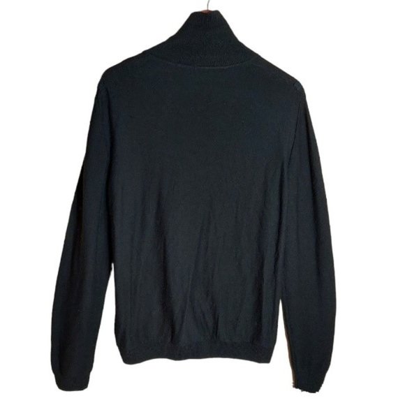 Armani Exchange Men's 100% Merino Black Cardigan - Size M - Picture 2 of 4